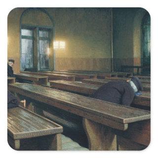 Feast Day at the Pio Albergo Trivulzio, 1892 Square Sticker