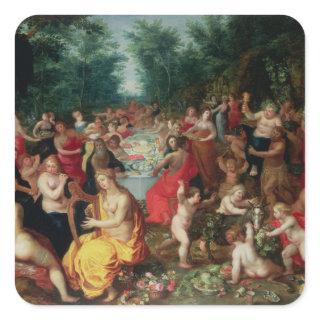 Feast of the Gods Square Sticker