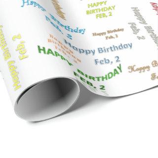 February, 2 Birthday Gift