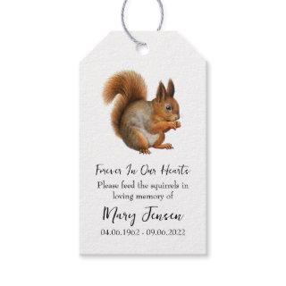 Feed the Squirrel Seed Packet Memorial Funeral Gift Tags