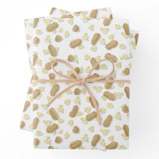 Feeling Salty Popcorn and Peanuts Gift Wrap