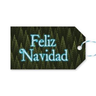 Feliz Navidad - Conifers Gift Tags