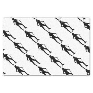 Female Golfer Sport Tissue Paper