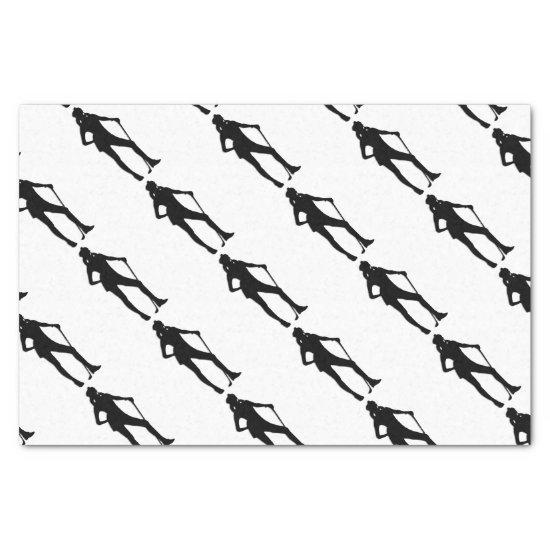 Female Golfer Sport Tissue Paper