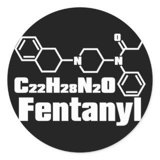 Fentanyl Classic Round Sticker