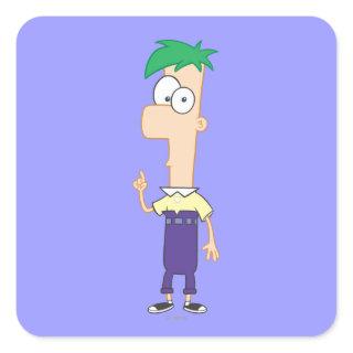 Ferb 2 square sticker