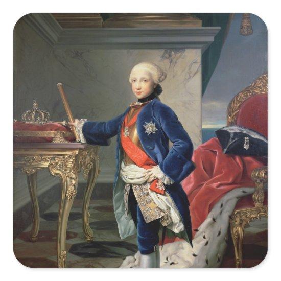 Ferdinand IV, King of Naples Square Sticker