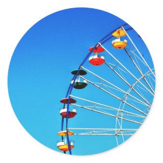 Ferris Wheel Classic Round Sticker