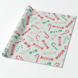 Festive Candy Cane Delight Pattern