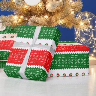 Festive Colorful Mud Cloth Pattern