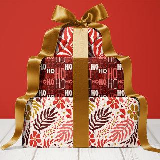 Festive Floral and Ho Ho Ho Christmas  Sheets