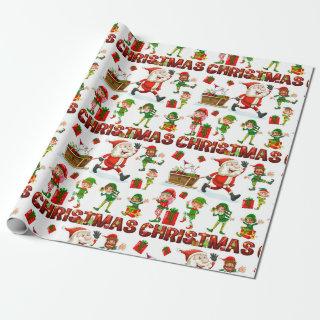Festive Funny Christmas Elf Holiday