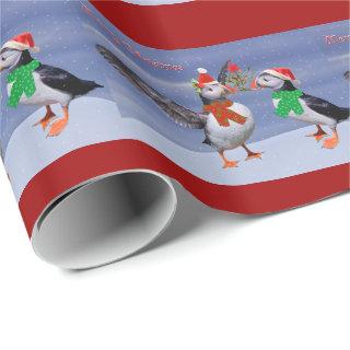 Festive Puffins  - Christmas