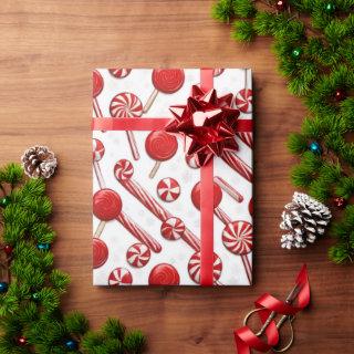 Festive Wrap Wonderland 'Candy Canes & Lollipops'