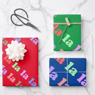 Festive Wrapping Sheets 3 Colors
