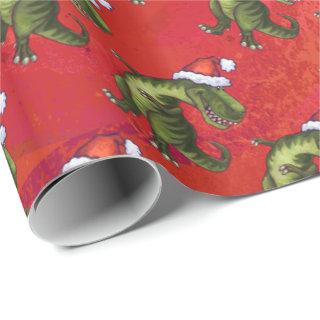 Fextive TRex Dino Pattern on Red