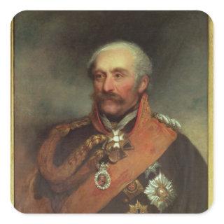 Field Marshal Prince Von Blucher  c.1816 Square Sticker