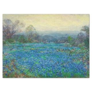 Field of Bluebonnets by Julian Onderdon Tissue Paper