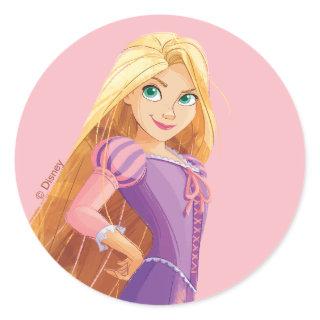 Fierce & Fearless Rapunzel Classic Round Sticker