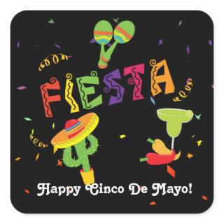 Fiesta Cinco De Mayo Celebration Custom Sticker
