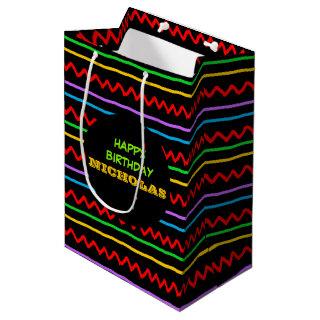 Fiesta Personalized Medium Gift Bag
