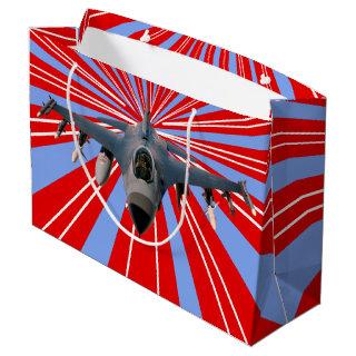 Fighter Jet Large Gift Bag