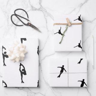 Figure skating silhouette  set of 3