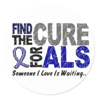 Find The Cure 1 ALS Classic Round Sticker