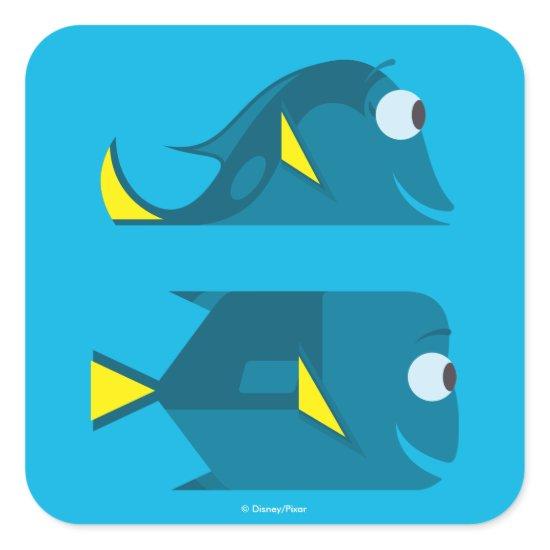 Finding Dory | Jenny and Charlie Square Sticker