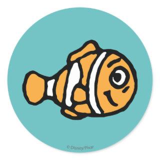 Finding Dory | Marlin Cartoon Classic Round Sticker