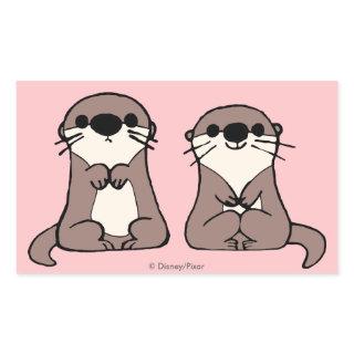 Finding Dory | Otter Cartoon Rectangular Sticker