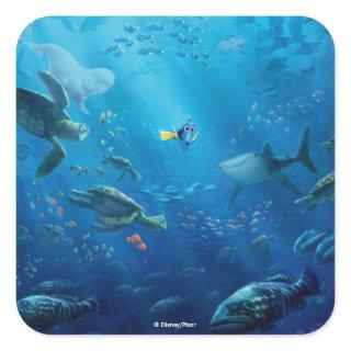 Finding Dory | Poster Art Square Sticker