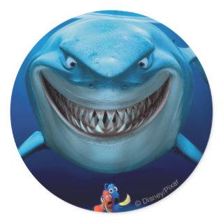 Finding Nemo | Bruce Grinning Classic Round Sticker