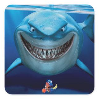 Finding Nemo | Bruce Grinning Square Sticker