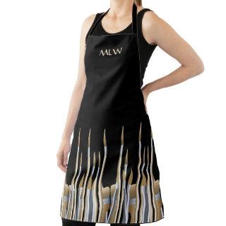 Fine Art Artist Palette and Brushes Personalized Apron