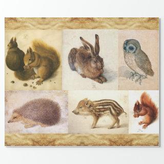 FINE ART COLLECTION  / Animal Drawings Parchment