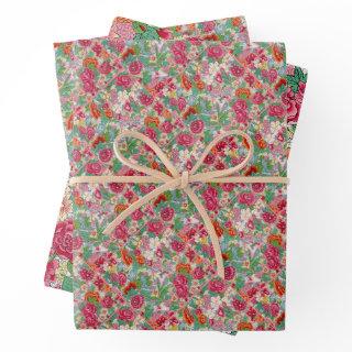 Fine Chinese flowers famille rose millefleurs  Sheets