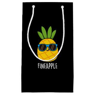 Fineapple Funny Pineapple Pun Dark BG Small Gift Bag