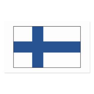 Finland – Finnish Flag Rectangular Sticker