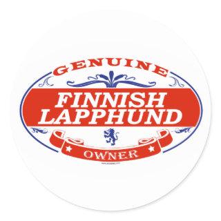 Finnish Lapphund  Classic Round Sticker