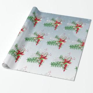 Fir Twigs And Candy Cane