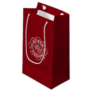 Fire Dept / Firefighter Maltese Cross Gift Bag