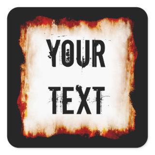 Fire Frame Stickers