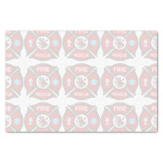 Fire Rescue Maltese Cross Tissue Paper