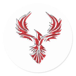 Firebird - Phoenix Classic Round Sticker