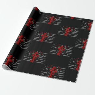 Firefighter American Flag Axe