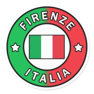 Firenze Italia Classic Round Sticker