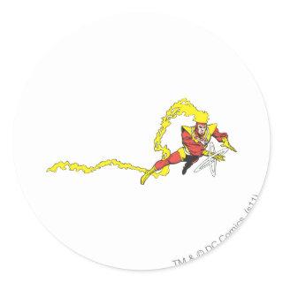 Firestorm Trail of Flames Classic Round Sticker