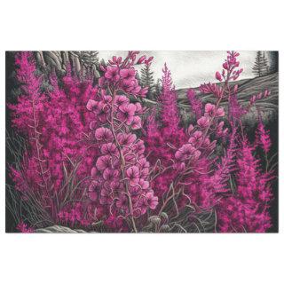 Fireweed 7 tissue paper