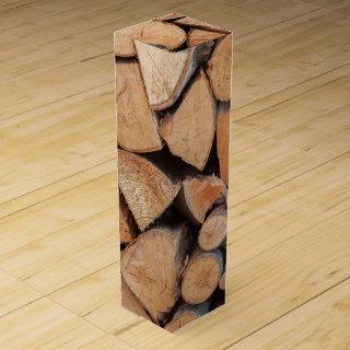 firewood  matchboxes wine box